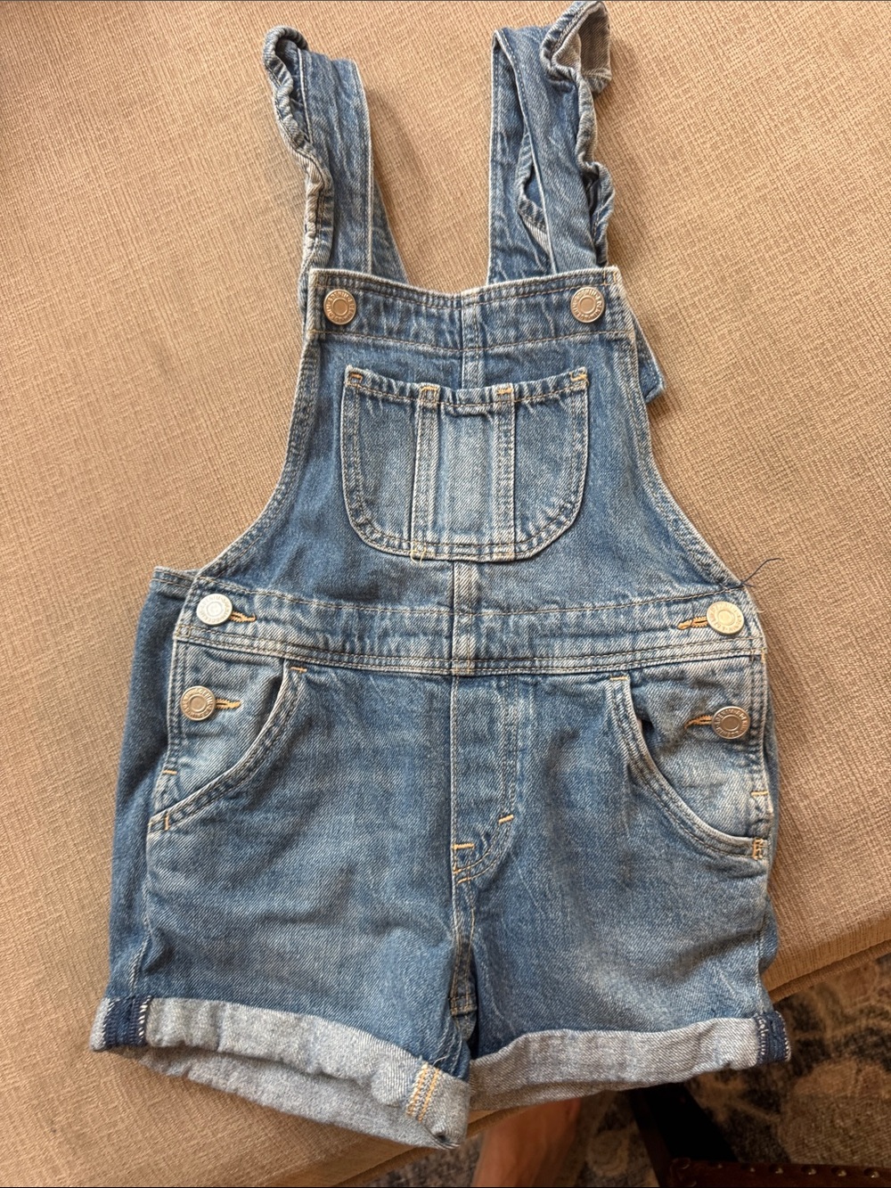 H&M Kids Denim Short Overalls - Light Blue